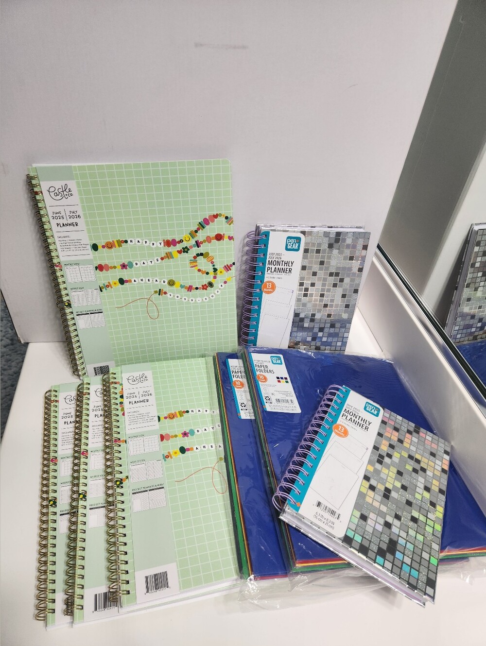 Planner Bundle of 8 items- 2026 monthly Planners and Paper Folders